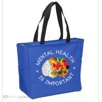 Mental Health Is Important Awareness Tote Bag thumb 2