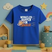 Miracles Happen In March Basketball Madness Brackets Gift Toddler T-Shirt thumb 3