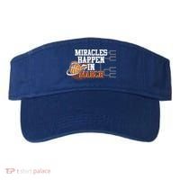 Miracles Happen In March Basketball Madness Brackets Gift Visor thumb 0