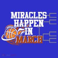 Miracles Happen In March Basketball Madness Brackets Gift Kids Sweatshirt thumb 2