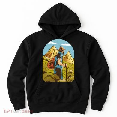 Man Hiking In The Mountains Hoodie