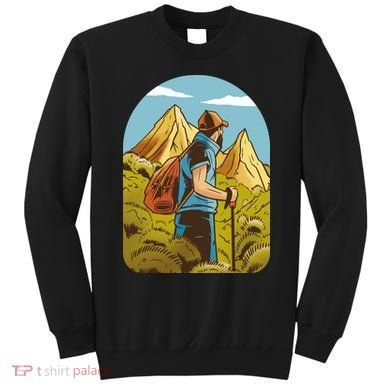 Man Hiking In The Mountains Sweatshirt