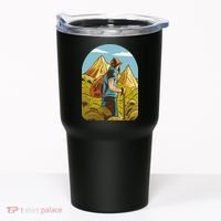 Man Hiking In The Mountains Tumbler thumb 0