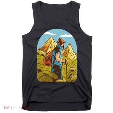 Man Hiking In The Mountains Tank Top