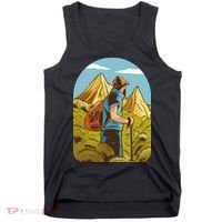 Man Hiking In The Mountains Tank Top thumb 0
