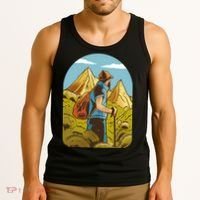 Man Hiking In The Mountains Tank Top thumb 3