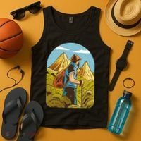 Man Hiking In The Mountains Tank Top thumb 4