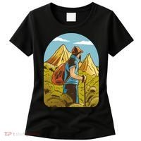 Man Hiking In The Mountains Women's T-Shirt thumb 0