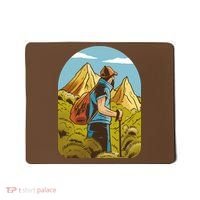 Man Hiking In The Mountains Mousepad thumb 0
