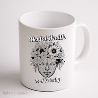 Mental Health Is A Priority Coffee Mug thumb 1