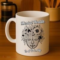 Mental Health Is A Priority Coffee Mug thumb 4