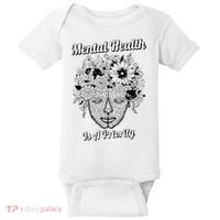 Mental Health Is A Priority Baby Bodysuit thumb 0