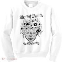 Mental Health Is A Priority Kids Sweatshirt thumb 0