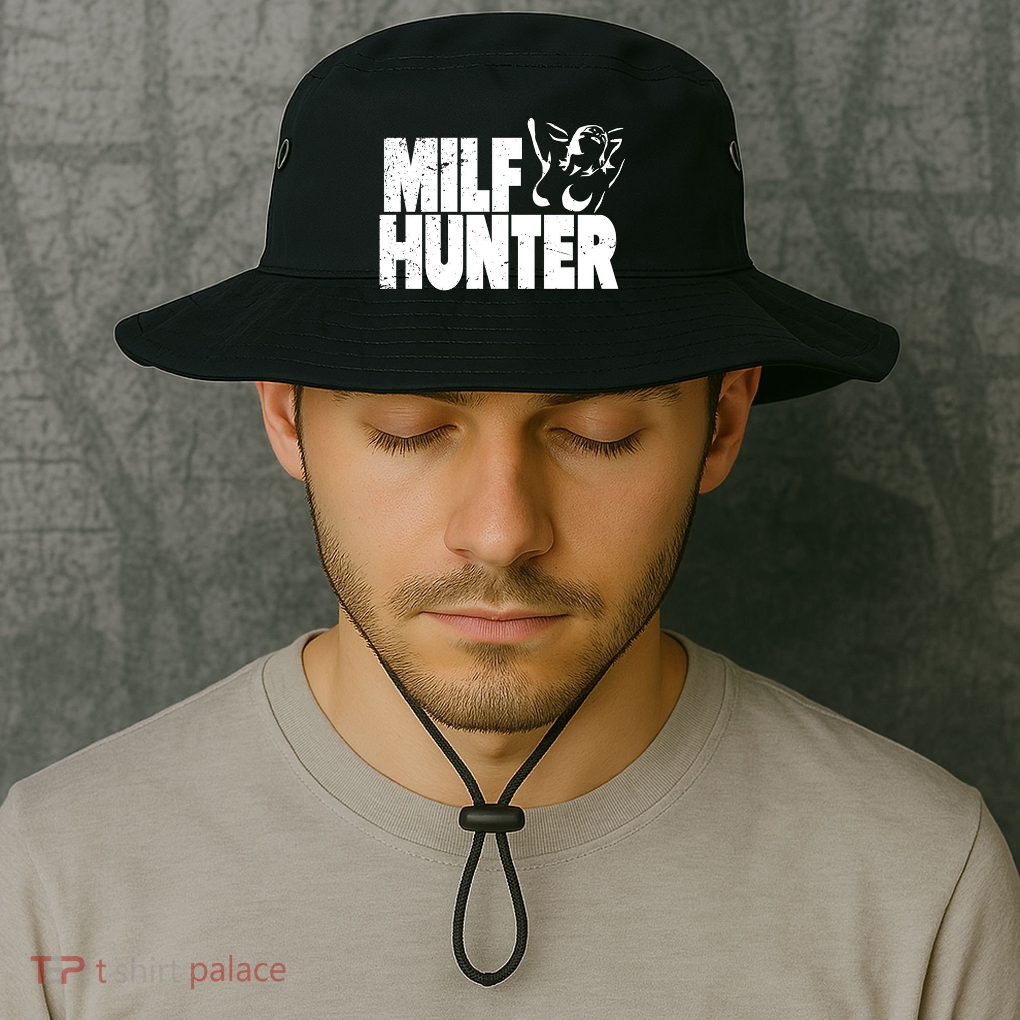 Milf Hunter Inappropriate Rude Humor Gift Bucket Hat