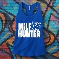 Milf Hunter Inappropriate Rude Humor Gift Women's Tank Top thumb 3