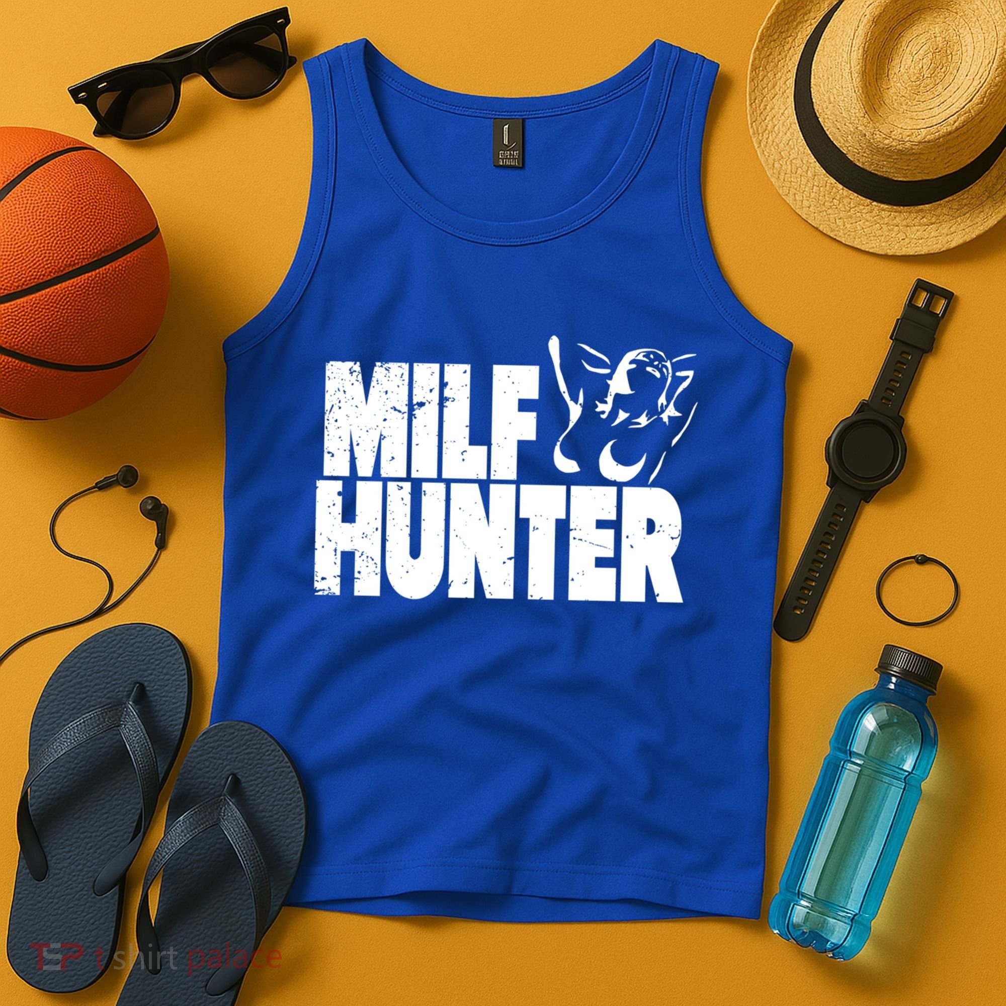 Milf Hunter Inappropriate Rude Humor Gift Tank Top