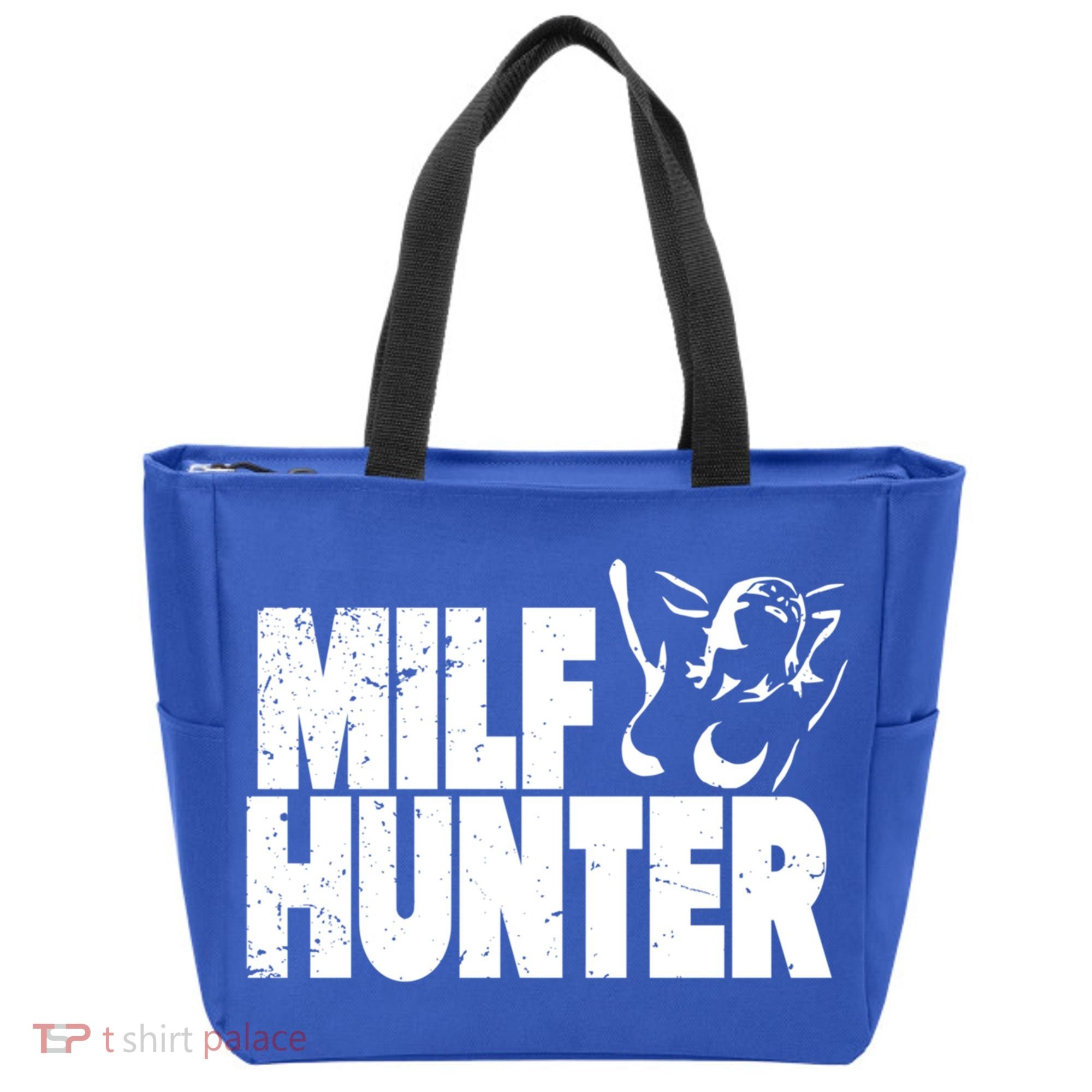Milf Hunter Inappropriate Rude Humor Gift Tote Bag
