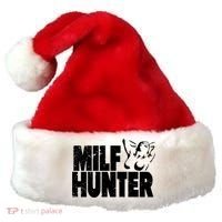 Milf Hunter Inappropriate Rude Humor Gift Santa Hat thumb 0