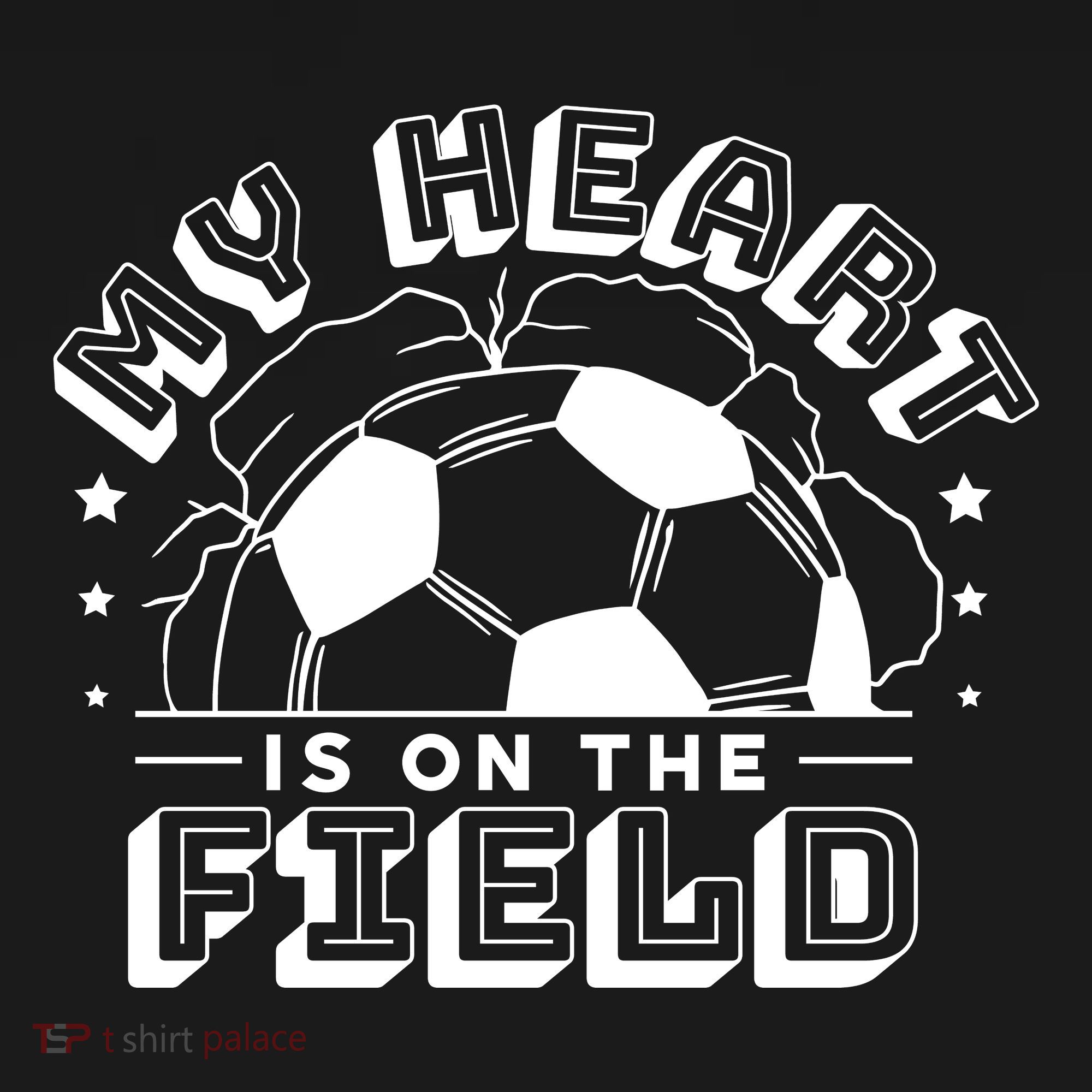 My Heart Is On The Field Soccer Ornament