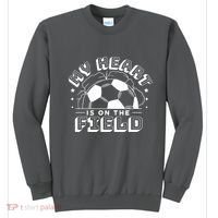 My Heart Is On The Field Soccer Sweatshirt thumb 0