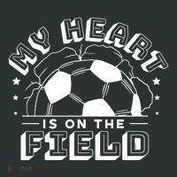 My Heart Is On The Field Soccer Coaster thumb 2