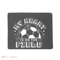 My Heart Is On The Field Soccer Mousepad thumb 0