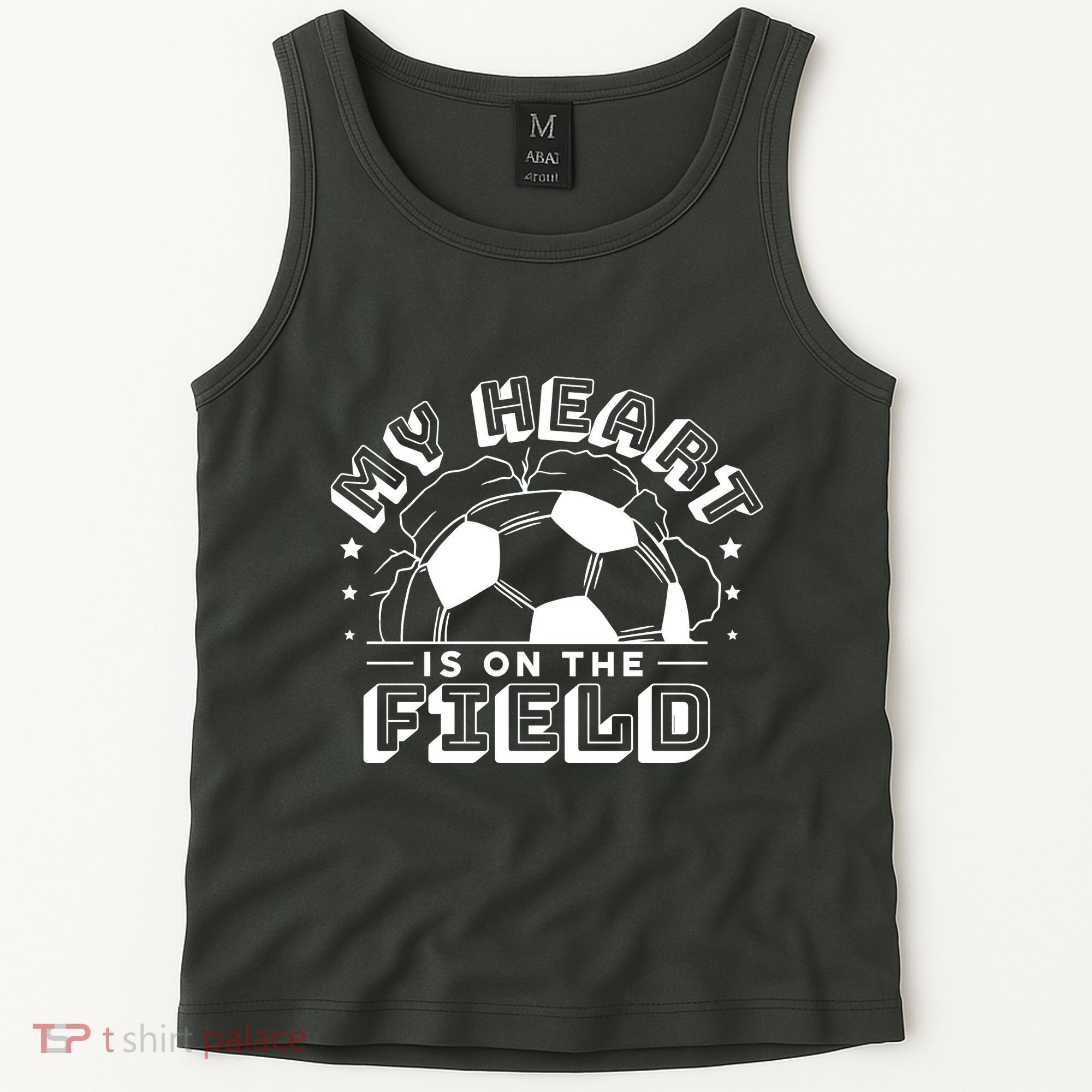 My Heart Is On The Field Soccer Tank Top
