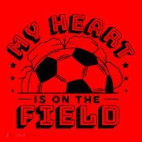 My Heart Is On The Field Soccer Santa Hat thumb 1
