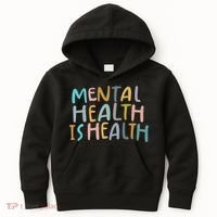 Mental Health Is Health Kids Hoodie thumb 0