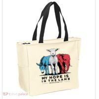 My Hope Is In The Lamb Tote Bag thumb 2