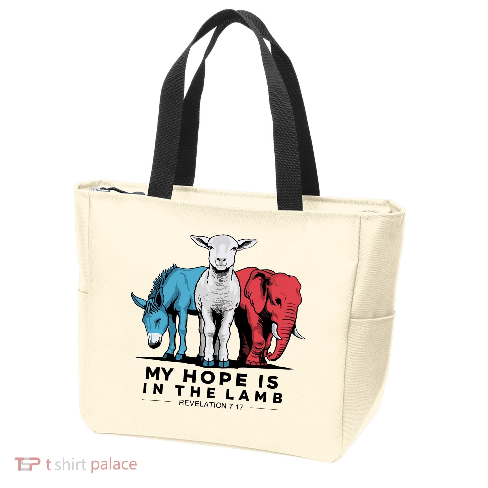 My Hope Is In The Lamb Tote Bag