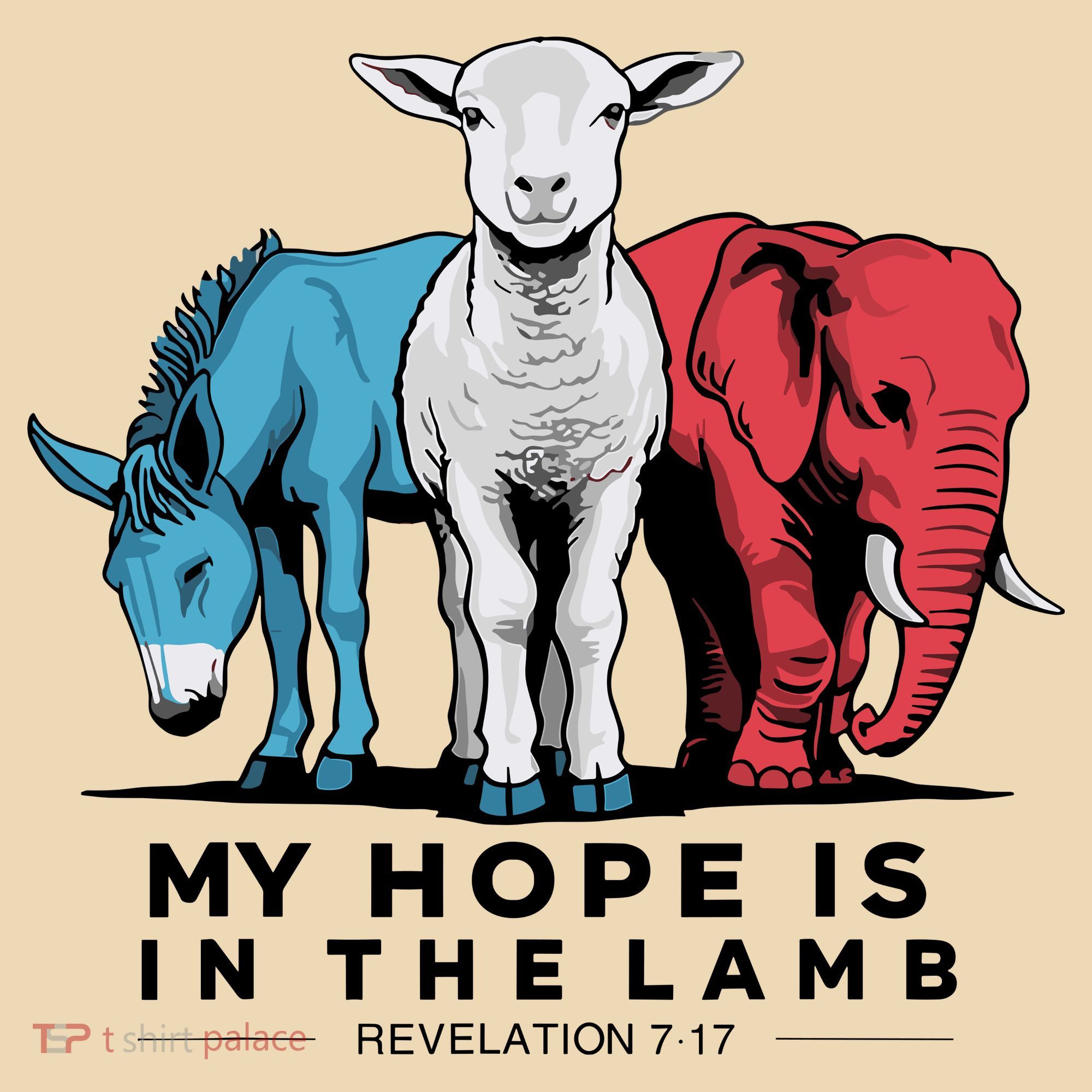 My Hope Is In The Lamb Tote Bag