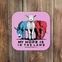 My Hope Is In The Lamb Coaster thumb 0