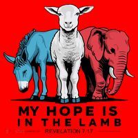 My Hope Is In The Lamb Santa Hat thumb 1