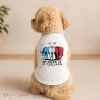 My Hope Is In The Lamb Doggie Tank thumb 2
