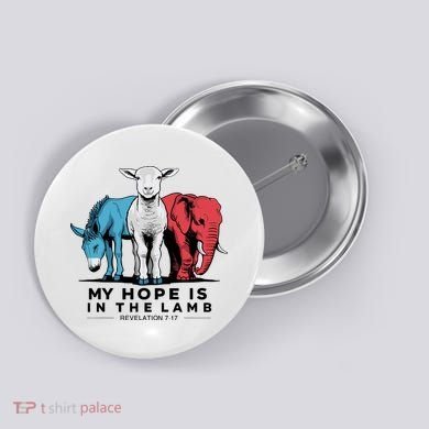 My Hope Is In The Lamb Button