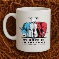 My Hope Is In The Lamb Coffee Mug thumb 2