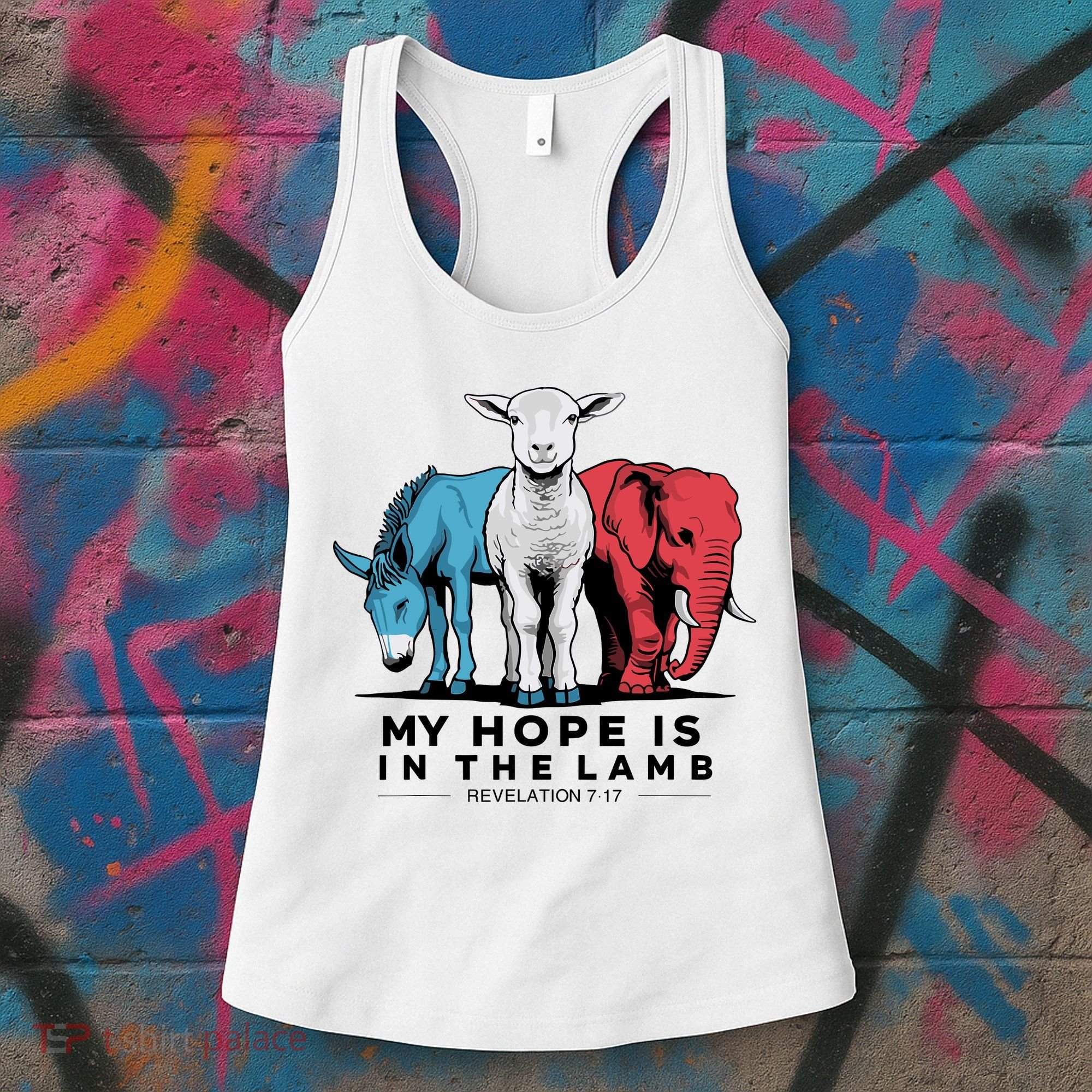 My Hope Is In The Lamb Women's Tank Top