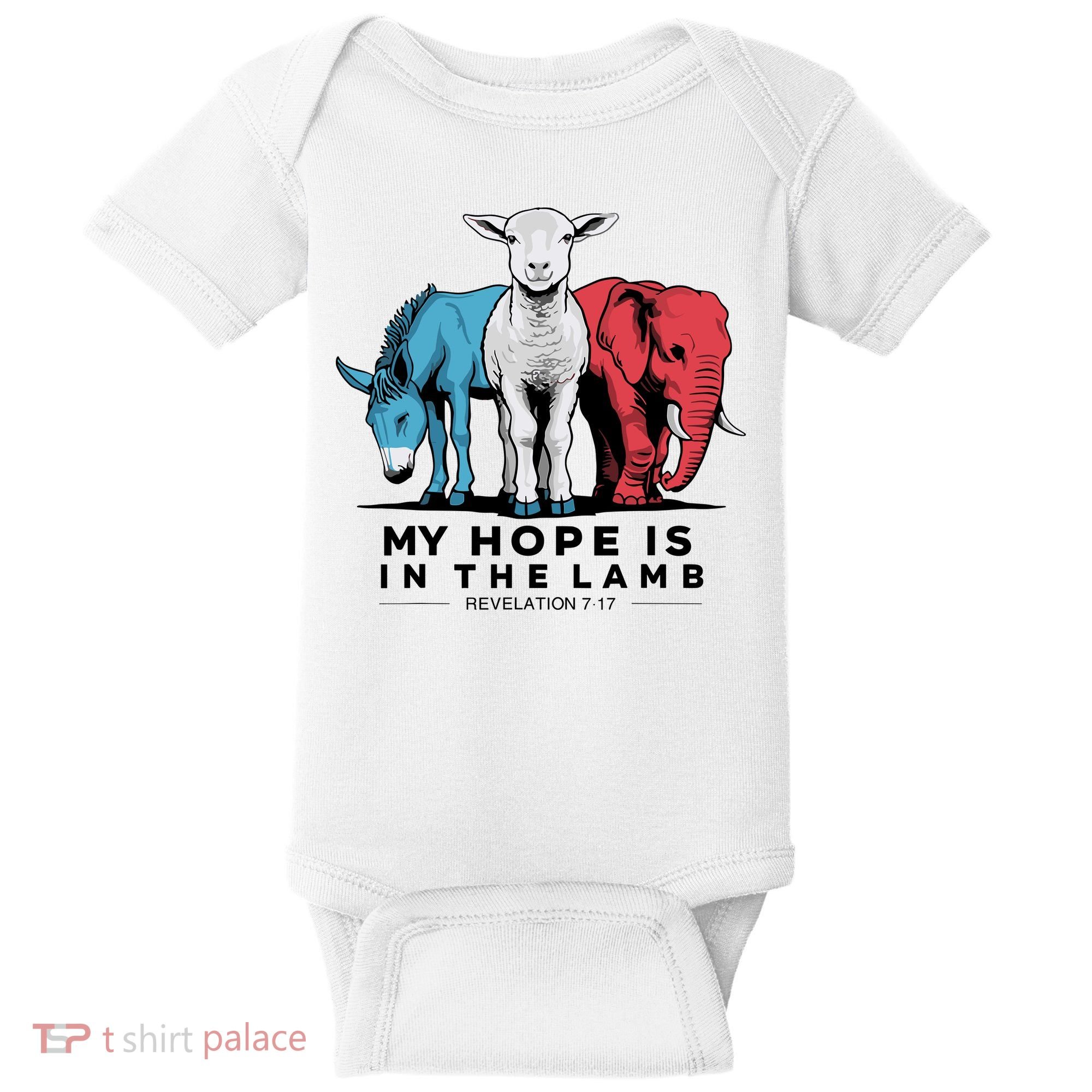 My Hope Is In The Lamb Baby Bodysuit