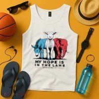 My Hope Is In The Lamb Tank Top thumb 4