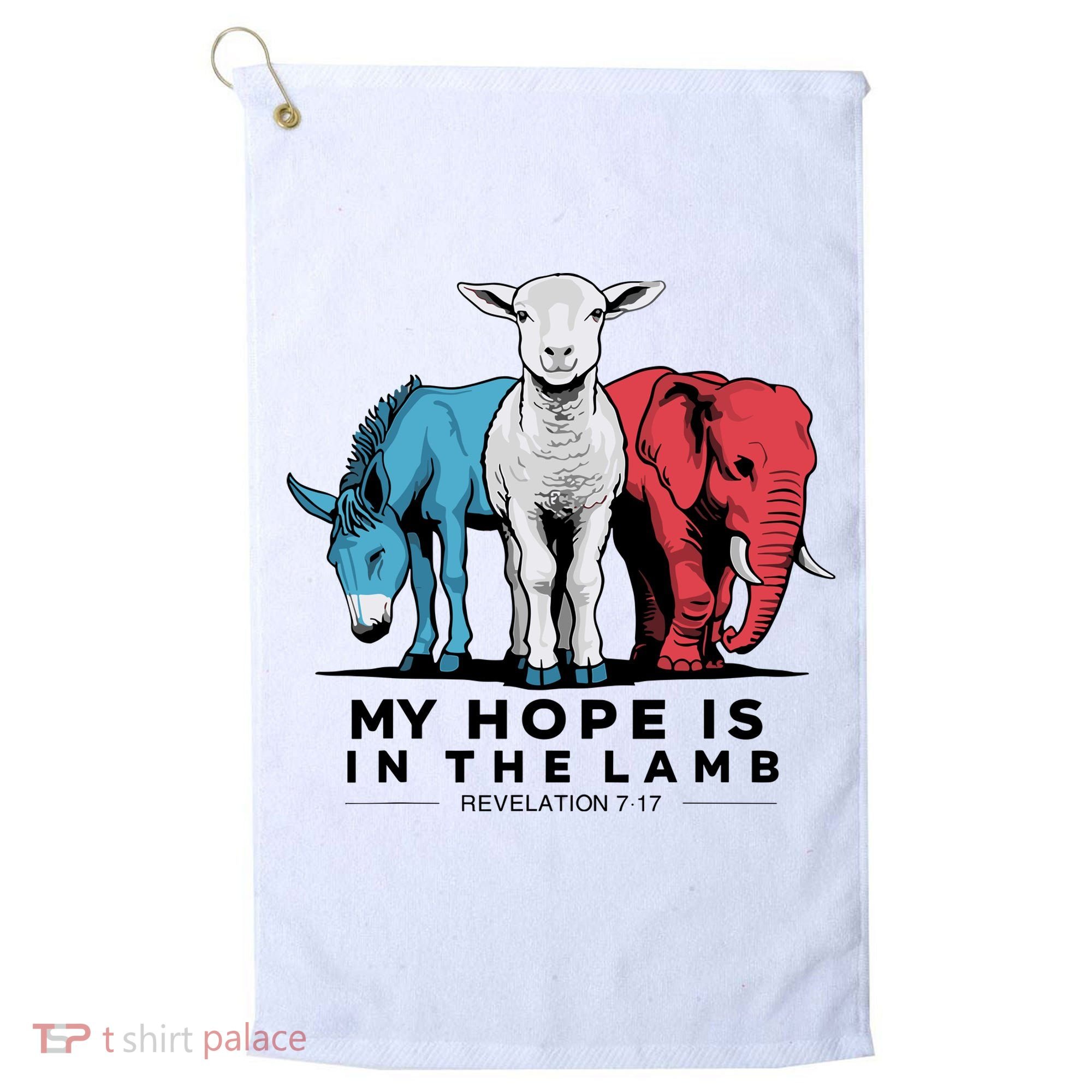 My Hope Is In The Lamb Golf Towel