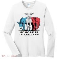 My Hope Is In The Lamb Women's Long Sleeve Shirt thumb 0