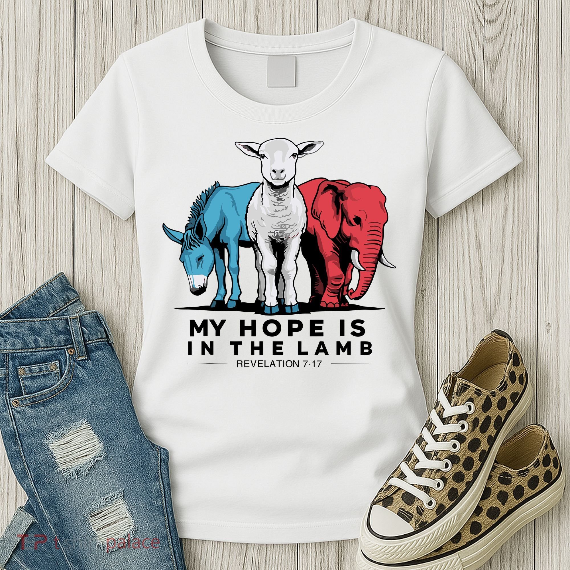 My Hope Is In The Lamb Women's T-Shirt