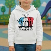 My Hope Is In The Lamb Kids Hoodie thumb 3