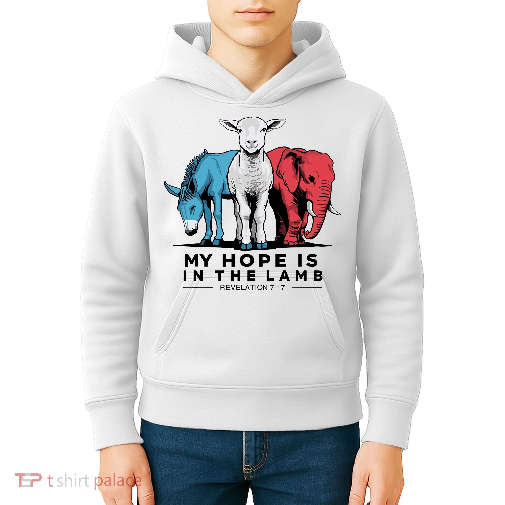 My Hope Is In The Lamb Kids Hoodie
