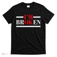 Mental Health I'm Ok I'm Broken Invisible T-Shirt thumb 0