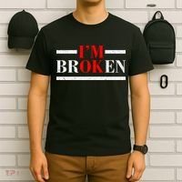 Mental Health I'm Ok I'm Broken Invisible T-Shirt thumb 6