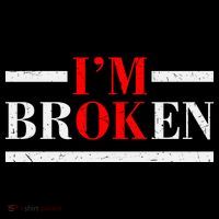 Mental Health I'm Ok I'm Broken Invisible Coffee Mug thumb 5