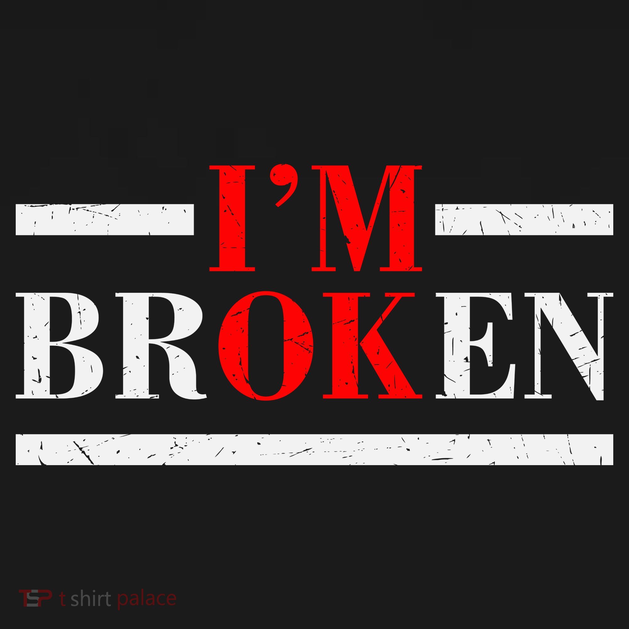 Mental Health I'm Ok I'm Broken Invisible Women's Hoodie