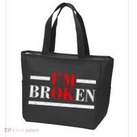 Mental Health I'm Ok I'm Broken Invisible Tote Bag thumb 3
